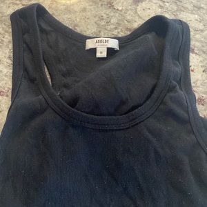 Agolde Maria black bodysuit